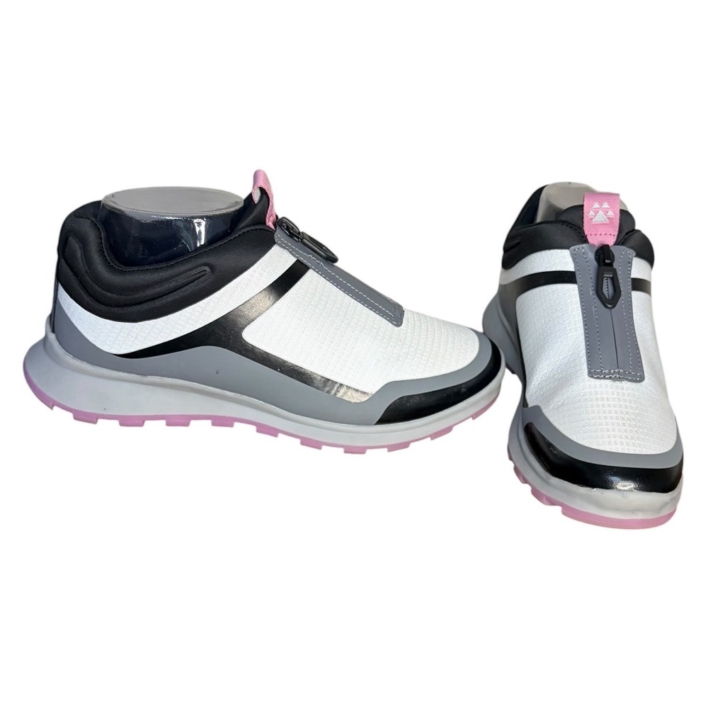 Cougar White Razzle Waterproof Zip Front Sneakers Sporty Women's Size 7M